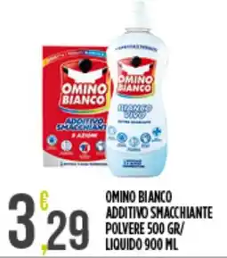 Euroesse Omino bianco additivo smacchiante polvere / liquido offerta