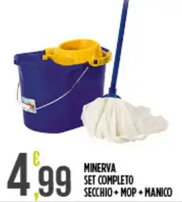 Euroesse Minerva set completo secchio+mop+manico offerta