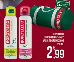 Euroesse Borotalco deodorante spray offerta