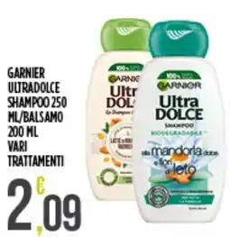 Euroesse Garnier ultradolce shampoo/balsamo offerta