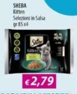 Acqua & Sapone SHEBA Kitten Selezioni in Salsa offerta