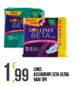 Euroesse Lines assorbenti seta ultra offerta
