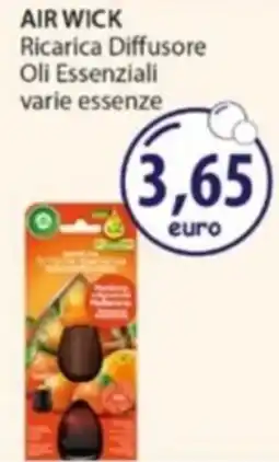 Acqua & Sapone AIR WICK Ricarica Diffusore Oli Essenziali offerta
