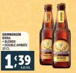Deco Supermercati Grimbergen birra blonde double ambree offerta
