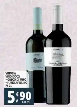 Deco Supermercati Vino docg greco di tufo fiano avellino offerta