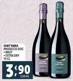 Deco Supermercati Sant'anna prosecco doc brut extra dry offerta