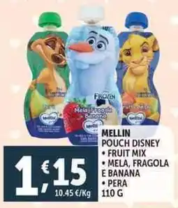 Deco Supermercati Mellin pouch disney offerta