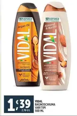 Deco Supermercati Vidal bagnoschiuma offerta