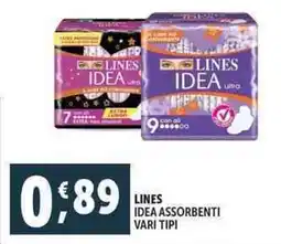 Deco Supermercati Lines idea assorbenti offerta