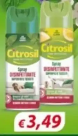 Acqua & Sapone Citrosil spray disinfettante offerta