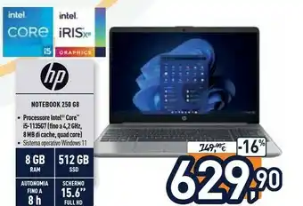 Unieuro Notebook 250 g8 offerta