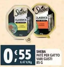 Deco Supermercati Sheba patè per gatto offerta