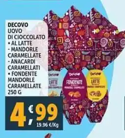 Deco Supermercati Decovo uovo di cioccolato offerta