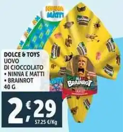 Deco Supermercati Dolce & toys uovo di cioccolato offerta