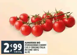 Deco Supermercati Almaverde bio pomodorino cherry cat ia origine italia in conf. offerta