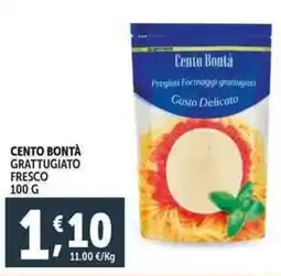 Deco Supermercati Cento bontà grattugiato fresco offerta