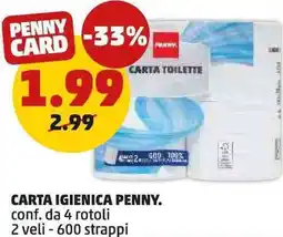 PENNY Carta igienica PENNY offerta