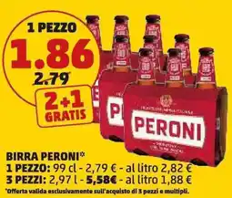 PENNY Birra PERONI offerta