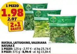 PENNY Rucola, lattughino, valeriana NATURA É offerta