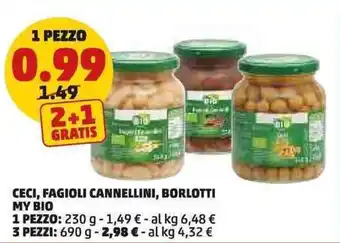 Ceci, fagioli cannellini, borlotti MY BIO