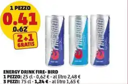 PENNY Energy drink FIRE-BIRD offerta