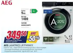 Trony AEG LAVATRICE LR7FH94VY offerta