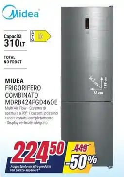 Trony MIDEA FRIGORIFERO COMBINATO MDRB424FGD460E offerta