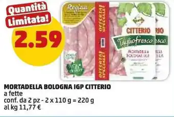 PENNY Mortadella bologna IGP CITTERIO offerta