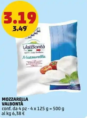 PENNY Mozzarella VALBONTÀ offerta