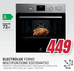Trony ELECTROLUX FORNO MULTIFUNZIONE EOC3S44TX2 offerta