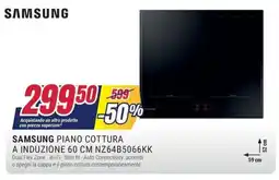 Trony SAMSUNG PIANO COTTURA A INDUZIONE NZ64B5066KK offerta