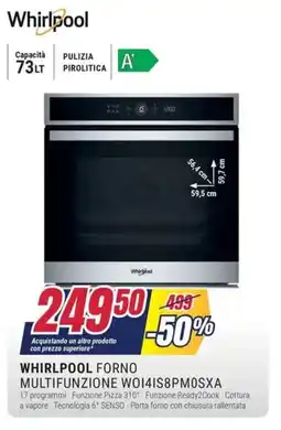 Trony WHIRLPOOL FORNO MULTIFUNZIONE WO141S8PMOSXA offerta
