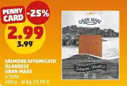 PENNY Salmone affumicato islandese GRAN MARE offerta