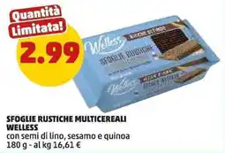 PENNY Sfoglie rustiche multicereali WELLESS offerta