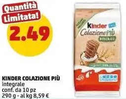 PENNY Kinder colazione più conf. da 10 pz offerta