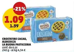 PENNY Crostatine cacao, albicocca LA BUONA PASTICCERIA offerta