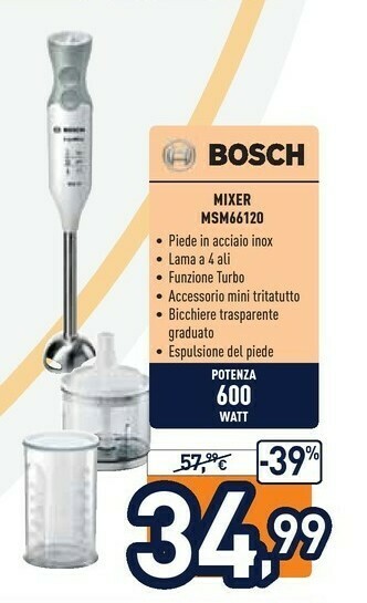 Unieuro Mixer msm66120 offerta