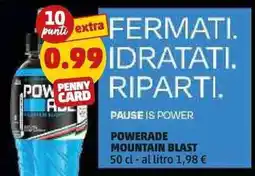 PENNY Powerade mountain blast offerta