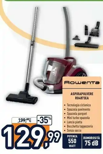 Unieuro Aspirapolvere ro4873ea offerta