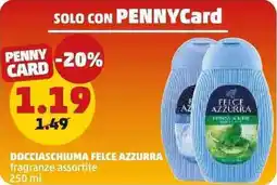 PENNY Docciaschiuma FELCE AZZURRA offerta