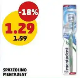 PENNY Spazzolino MENTADENT offerta