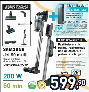 Unieuro Jet 90 multi vs20r9044t2 offerta
