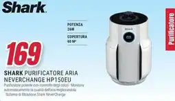 Trony SHARK PURIFICATORE ARIA NEVERCHANGE HP150EU offerta