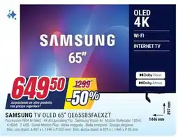Trony SAMSUNG TV OLED 65" QE65S85FAEXZT offerta
