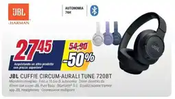 Trony Jbl cuffie circum-aurali tune 720BT offerta