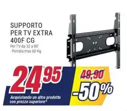 Trony Meliconi supporto per tv extra 400F CG offerta