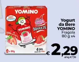 Coop Yogurt da Bere YOMINO Fragola offerta