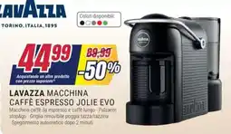 Trony Lavazza macchina caffè espresso jolie evo offerta