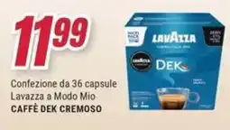 Trony Borbone caffè dek cremoso offerta