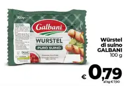 Coop Würstel di suino GALBANI offerta